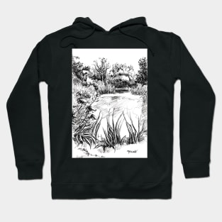 Ink drawing 1 Hoodie